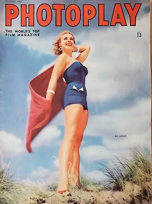 Photoplay August 1955  Joan Collins Jane Russell Terry Moore Debbie Reynolds • £7