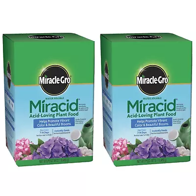 Miracle-Gro Water Soluble Miracid Acid-Loving Plant Food 1lb 2 Pack • $23.23