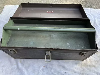 🇺🇸 Vintage Kennedy Kits K-20 Professional 20” Toolbox W/Green Tray 🇺🇸 • $69.99