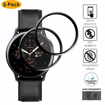 3D Full Cover Soft Fiber Glass Screen Protector Samsung Galaxy Watch Active 1 2 • $10.52