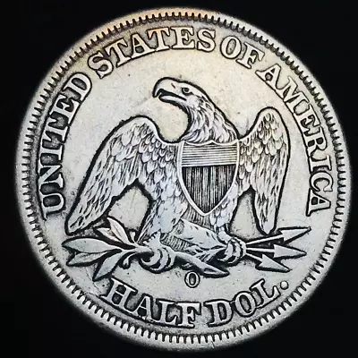 1854 O Seated Liberty Half Dollar 50C Arrows Choice 90% Silver US Coin CC21743 • $175