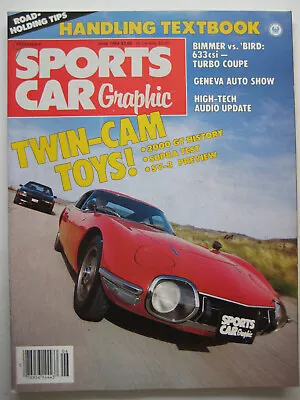 Sports Car Graphic Magazine ( USA ) - 1984 June - 2000 GT - Supra - BMW 633csi • $9