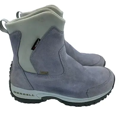 Merrell Tundra Waterproof Insulated Polartec Gray Boots Womens Size US 8.5 • $56.97