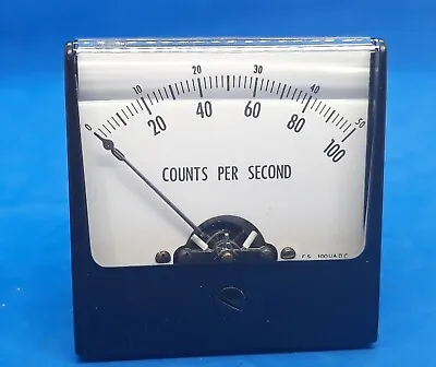 Simpson Electric 15-1019-82 Counts Per Second Panel Meter F.s. 100 Ua D.c. • $19.99