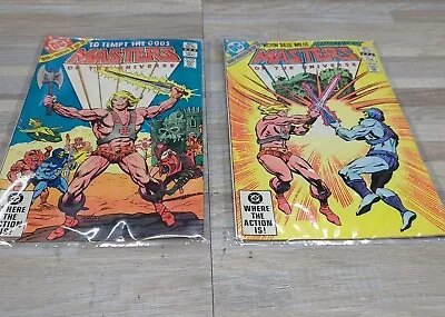 Masters Of The Universe 1&3 Dc Comic  He-man Kupperberg 1982 - Motu #1 • $32.99