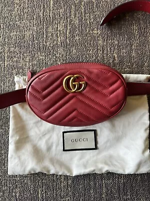 Gucci GG Marmont Quilted Waist Bag • $450