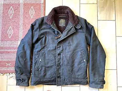 Mens IRON HEART IHM-35 Whipcord N-1 Deck Jacket XL • $400