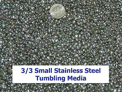 1 LB Stainless Steel Tumbling Media Shot Jewelers Mix 3 Shapes Tumbler ~NO PINS~ • $9.99