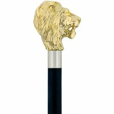 Steampunk Jungle King Lion Handmade Victorian Men Women Walking Cane Stick Gift • $36.49