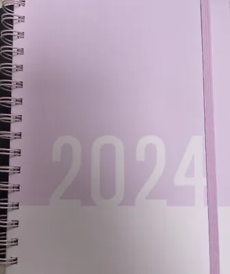 Diary 2024 With Binder  🩵A5 8-IN-1 Week To View Bright Colour  Hard Cover • £5.99