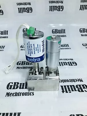 $199 • Buy Setra Model 730 Vacuum Transducer 730G-100T 0~100 Torr W/ CKD Valve Assy Magd11d