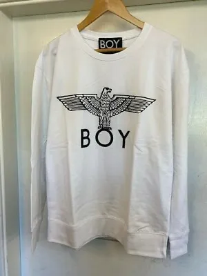 £16 • Buy Boy London Eagle White Unisex Sweatshirt Size Xs To Lrg Designer Vintage Punk