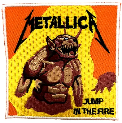 Metallica Jump In The Fire Rock Music Applique Embroidered Iron On Patch • $5.74