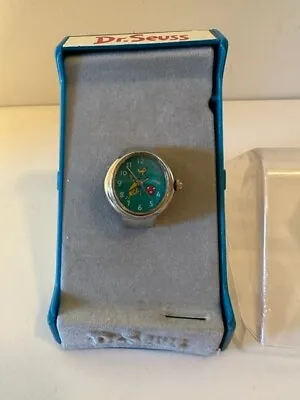 Dr. Seuss Ring Watch Character Sneetch Watch In Box Circa 1998 Complete In Box • $115