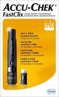 Accu-Chek Fastclix Finger Pricker Lancing Device + 6 Lancets • £14.99