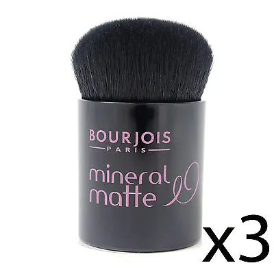 £8.99 • Buy Foundation Kabuki Brush Bourjois Matte Mineral Powder Makeup Applicator 3 Pack