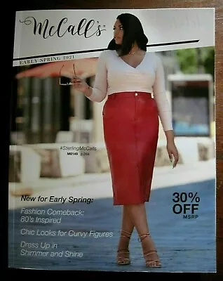 McCall's Early Spring 2021 Sewing Pattern Book Counter Catalog • $8