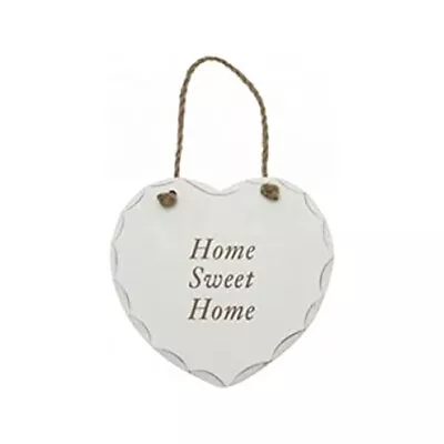 £0.99 • Buy New Home Sweet Home Hanging Wooden Heart Shaped Plaque Sign Home Decor Wall Gift