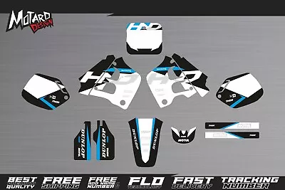 Graphics Kit For Honda CR 125 R 1991 1992 Decals Stickers By Motard Design • $252.89