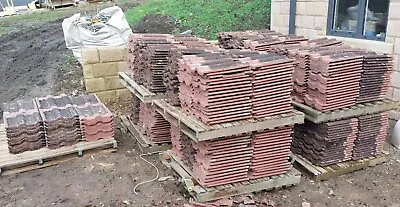 Marley Double Roman Roof Tiles - 700+ Tiles & 25 Ridges (delivery Extra If Req) • £450