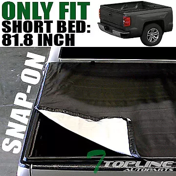 Topline For 1999-2016 Ford F250/F350 6.5 Ft Bed Hidden Snap Vinyl Tonneau Cover • $126