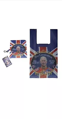 £3.95 • Buy King Charles III Coronation Shopping Bag Reusable Souvenir Foldable Shopper Bag