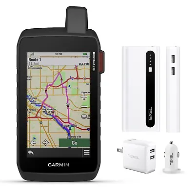 Garmin Montana 750i Rugged GPS W/ InReach Texel Power Bundle 010-02347-00 • $804.99