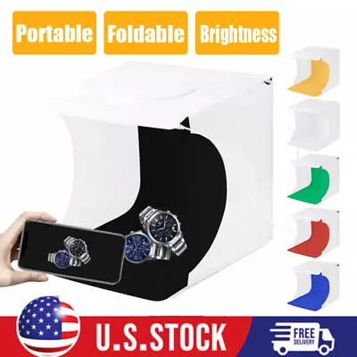 Mini Photo Studio Light Box With Six Backdrops New Fashion Portable Photography • $23.73