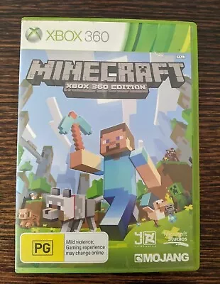 Preowned Minecraft Xbox 360 Case And Disc No Manual PAL • $14.99