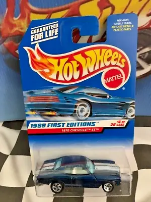 Hot Wheels 1999 First Editions FE 4/26 915 1970 Chevelle SS Chevrolet BLUE 5sp • $6.64