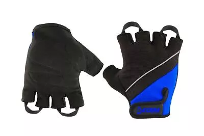 Cycling Gloves Anti-slip Pad Shockproof Breathable Half Finger Grip Gloves AU • $12.99