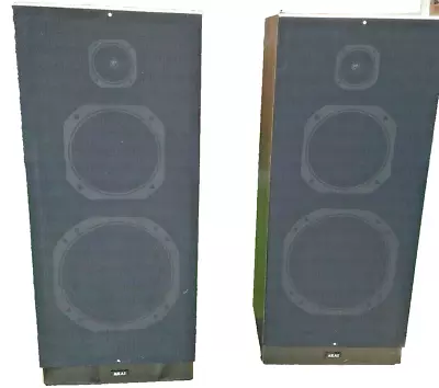 Akai Vintage Speakers SR-A231 250mm Passive Radiator Type 2 Way • $499