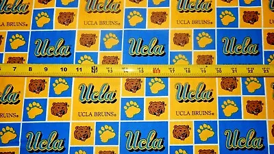 UCLA Bruins University Of California At Los Angeles Durable Cotton Fabric  • £10.59
