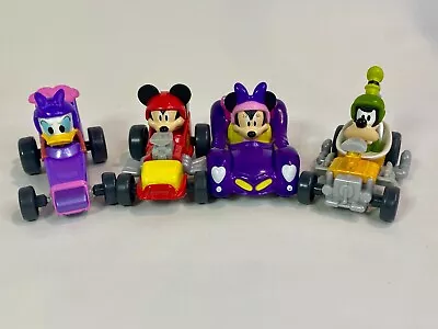 Mickey And The Roadster Racers Diecast Goofy Daisy Minnie & Mickey Mouse Cars • $2.95