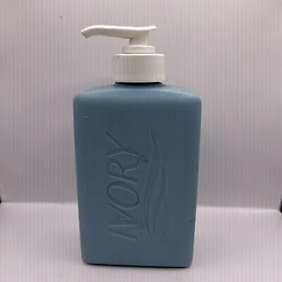 Ivory Soap Pump Bottle Dispenser Blue Full Bottle VTG Works • $44