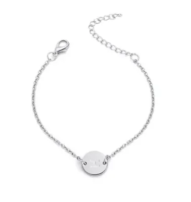 £3.45 • Buy Silver Women's Alphabet Letter H - Friendship Bracelet Chain Bridesmaid XmasGift