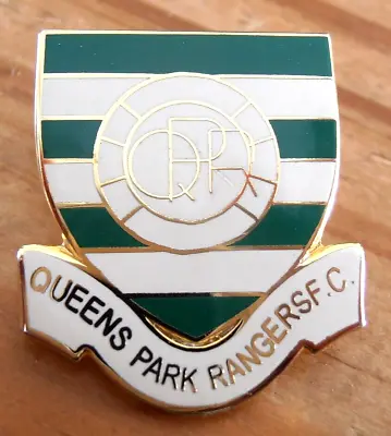 QPR Enamel Football Badge Queens Park Rangers (green) • £9.95