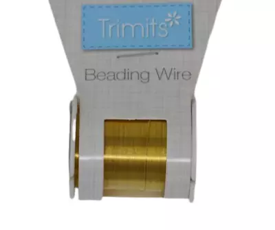 Trimits 34 Gauge (.16mm) Beading Wire 22m Spool • £2.25