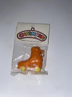 VTG 80's Charmann Rare Orange Skate Charm For 1980’s Plastic Charms Necklace • $24.99