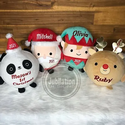 $18 • Buy Personalised Christmas Squishy Plush Toy (Santa, Elf, Pnda, Rudolph Reindeer)