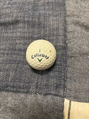 Country Club Of Old Vincennes Logo Golf Ball Callaway Hex Chrome Pre-Owned • $8.99