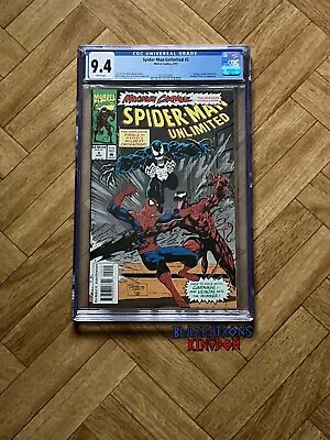 Spider-Man Unlimited #2 CGC 9.4 Maximum Carnage Final Part Brand New Just Graded • £79.99