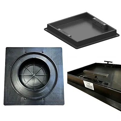440MMx440MMX52MM RECESSED SQUARE TO ROUND BLOCK PAVING MANHOLE COVER FOR RISER • £43.45