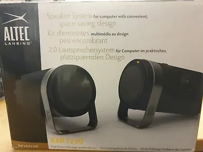£9.99 • Buy ALTEC Lansing BXR1220 Computer Speakers Desktop PC Laptop Audio Music NEW