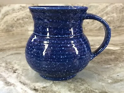 Large Coffee Mug Vintage Belly Design Cobalt Blue. Holds 15 Ounces. New. • $15.99