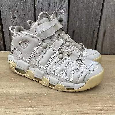 Size 10.5 - Nike Air More Uptempo Light Bone 2017 • $39.99