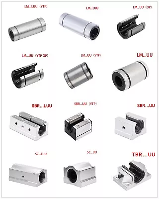 Linear Ball Bearing SC / LM / LME / SBR / TBR All Model Sizes For CNC 3D Printer • £6.36