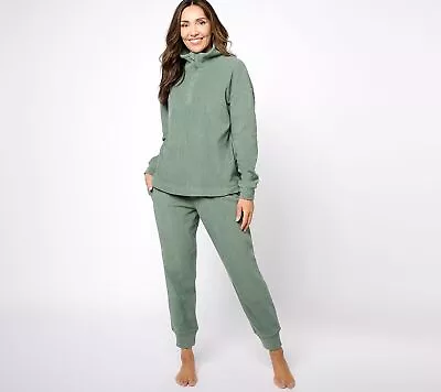Berkshire Blanket Women's Sleepwear Sz XL Homewear Microfleece Green A612908 • $18.70