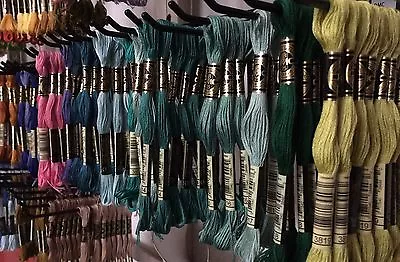 10 X DMC Skeins Thread Stranded Cotton Floss Choose Your Colours Cross Stitch • $11