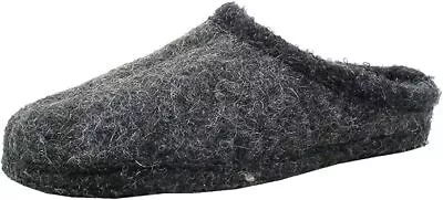 HAFLINGER Walktoffel Alaska Favorit Graphit Arch Support Slipper EU 37 38 41 42 • £60.47